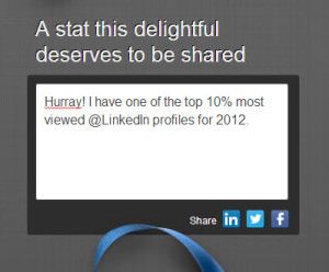 LinkedIn Most Viewed Share
